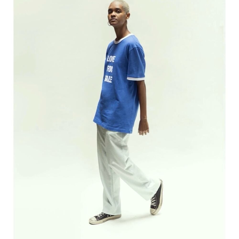 Chrystie NYC OG Logo Seersucker Pants in Mint Men's Large, Medium $89